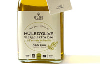 Huile d’olive vierge extra Bio au CBD - Basilic 250 ML